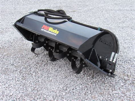 mini skid steer with grapple for sale|mini skid steer tiller attachment.